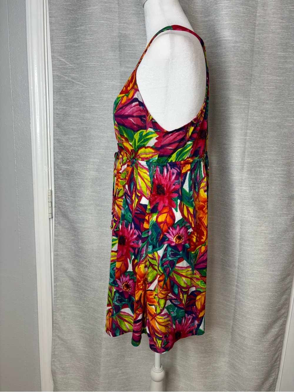 Ralph Lauren Bright Floral coverup - Pink, Orange, Green, Yellow - Picture 2 of 6